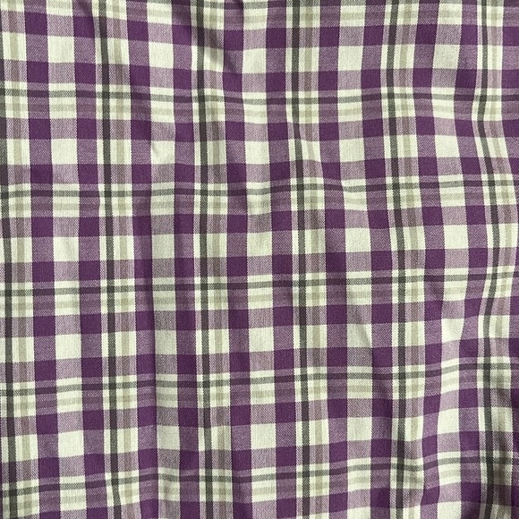 NWT Joseph Abboud button down purple grey check - Picture 5 of 6
